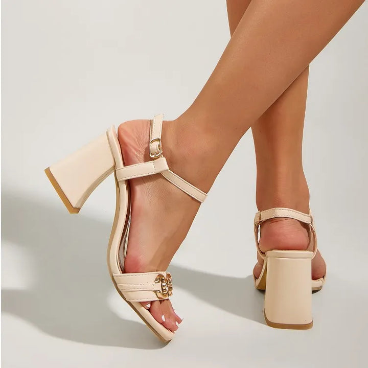 Pauline™ | Women's Chain Heel Sandals